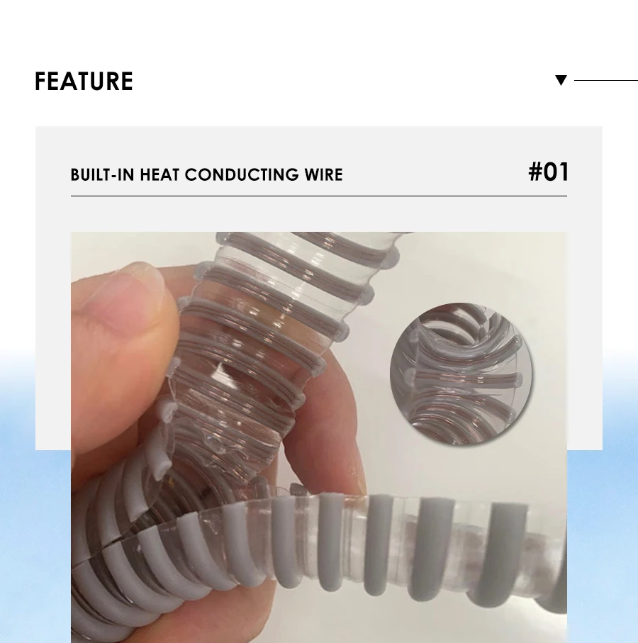 Ventiladores para BMC Resmed manguera de tubo calentado 70 pulgadas 1,8 m tubo calentador de respirador para Apnea durmiente Anti Sorning envío gratis