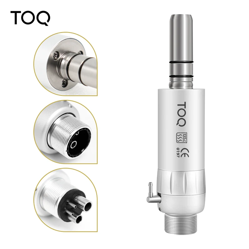 Kit de Piezas de Mano Dentales de Alta y Baja Velocidad, Rectas y Contra Ángulo, con Pulverizador de Agua Único y Turbina de Aire, 2/4 Orificios, Set de Herramientas Odontológicas