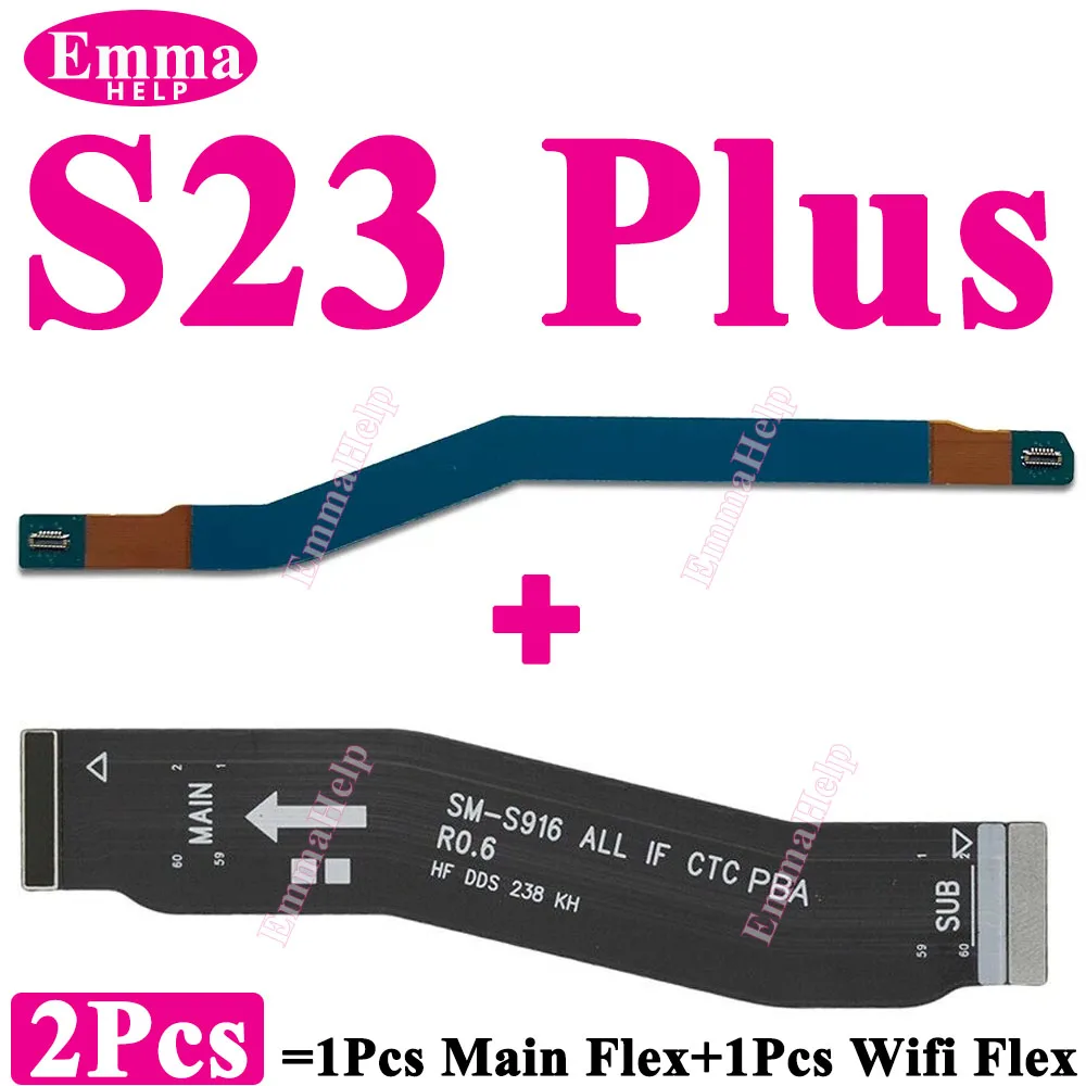 2 Piezas de Antena de Señal Wi-Fi, Conector de Placa Base, Cable Flexible Principal para Samsung S20 S21 S24 Plus S22 S23 Ultra S928 S908