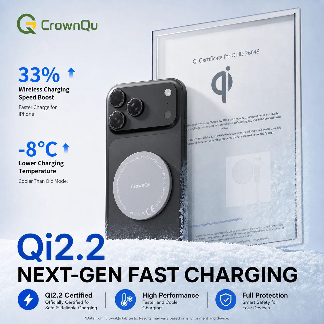 Cargadores Inalámbricos Qi2.2 de 25W con Carga Rápida por Inducción Magnética para Macsafe iPhone 17 16 15 ProMax ‌   Airpods Serie 5W Xiaomi Samsung