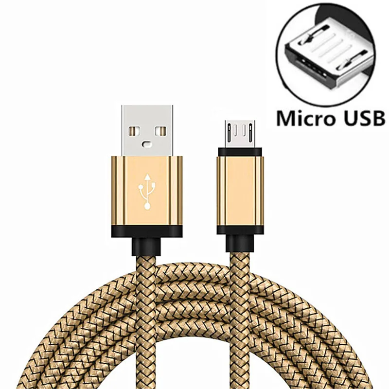 Cable Micro USB 3m 2m Cable cargador de carga Cable de datos para Huawei p smart 2019 p9/p10 lite p9 Y3 Y5 Y6 Y9 Honor 8x8S 7c 20i 7A