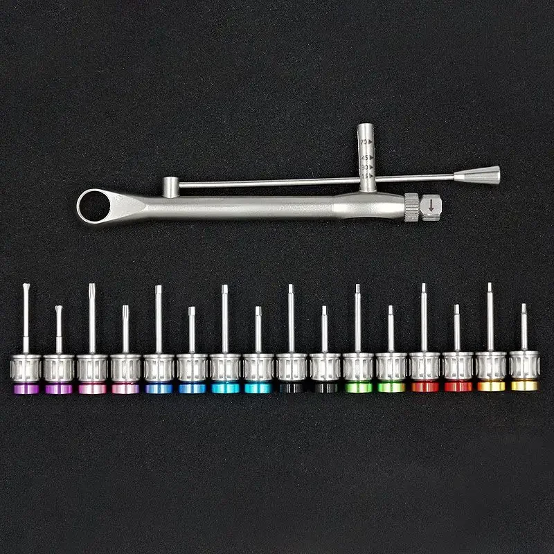 Destornillador de prótesis Dental, llave dinamométrica Universal, ICX, ITI, Dentium, Osstem