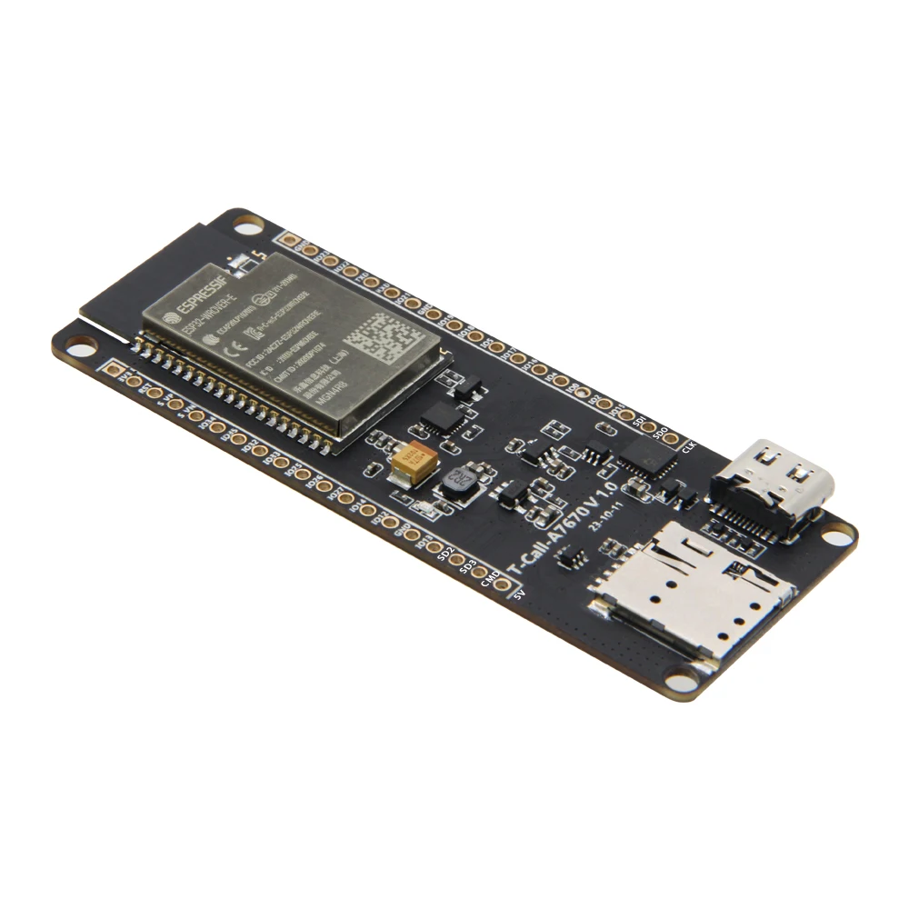 LILYGO® T-Call A7670 Placa de desarrollo A7670, 4G, 2G, ESP32, A7670E, LTE, GSM, red celular, ESP32-WROVER-E, WiFi, Bluetooth, módulo inalámbrico