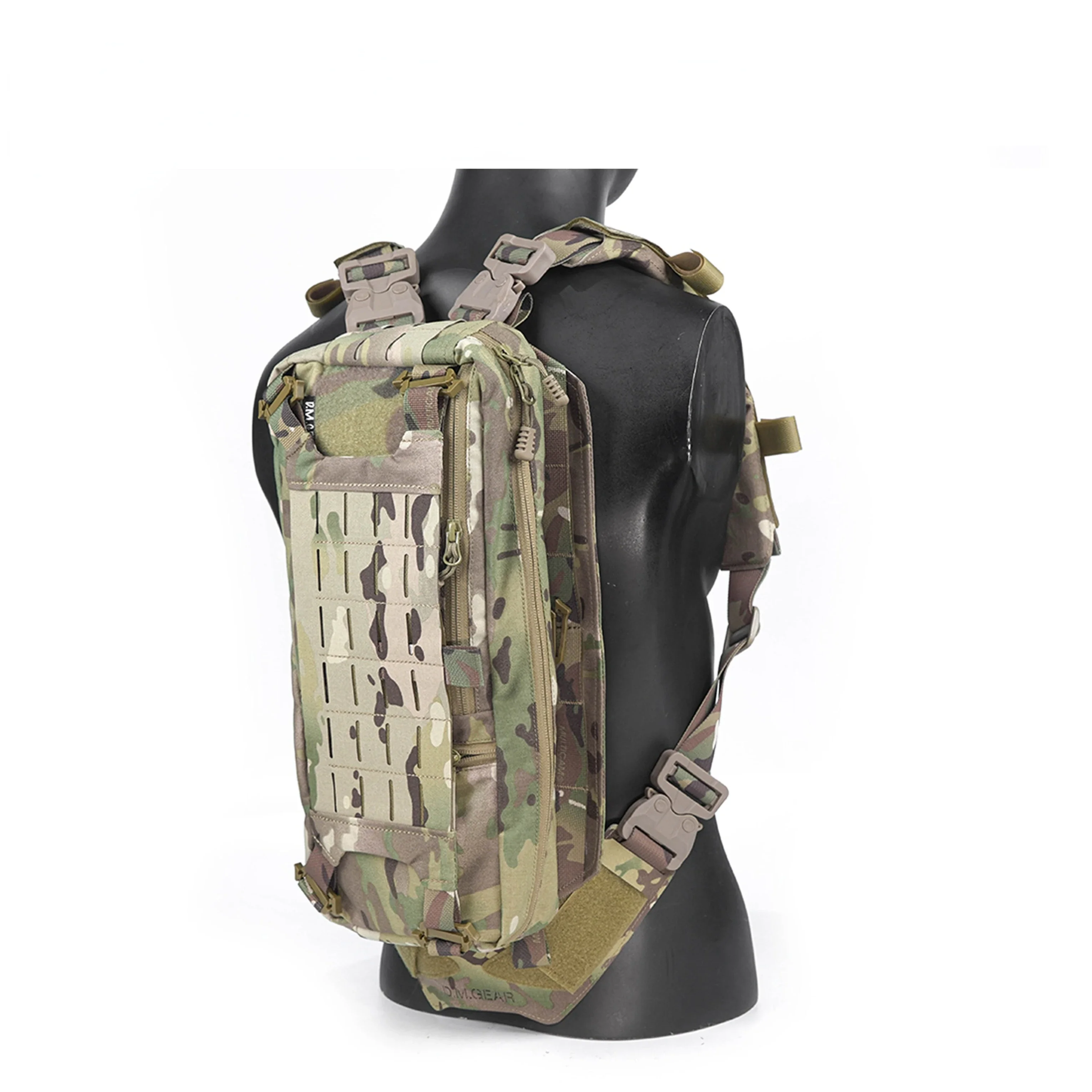 Mochila táctica 421X para hombre, bandolera de hombro para caza, bolso de pecho deportivo, equipo Airsoft, accesorio Molle, correa cruzada para exteriores