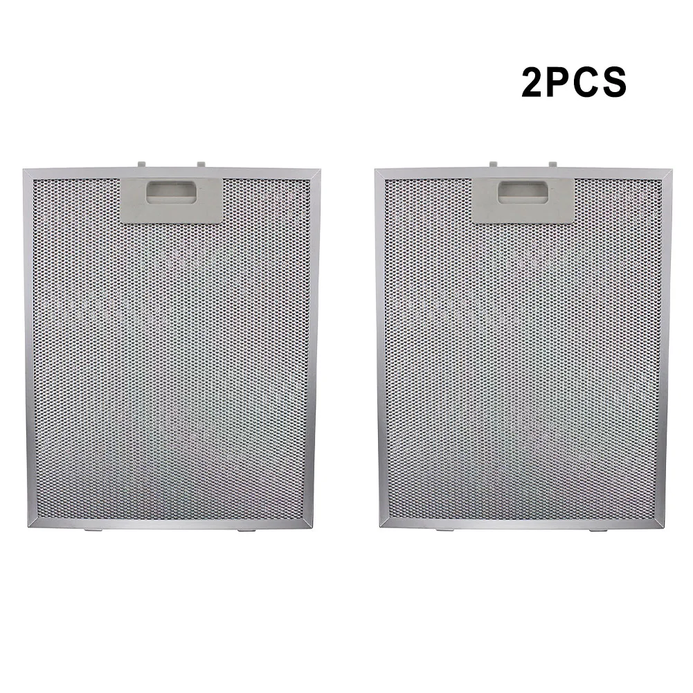 2x filtro de campana extractora de repuesto ventilación aspirador de aluminio 26*32CM malla metálica campana extractora filtro de grasa Extractor de cocina