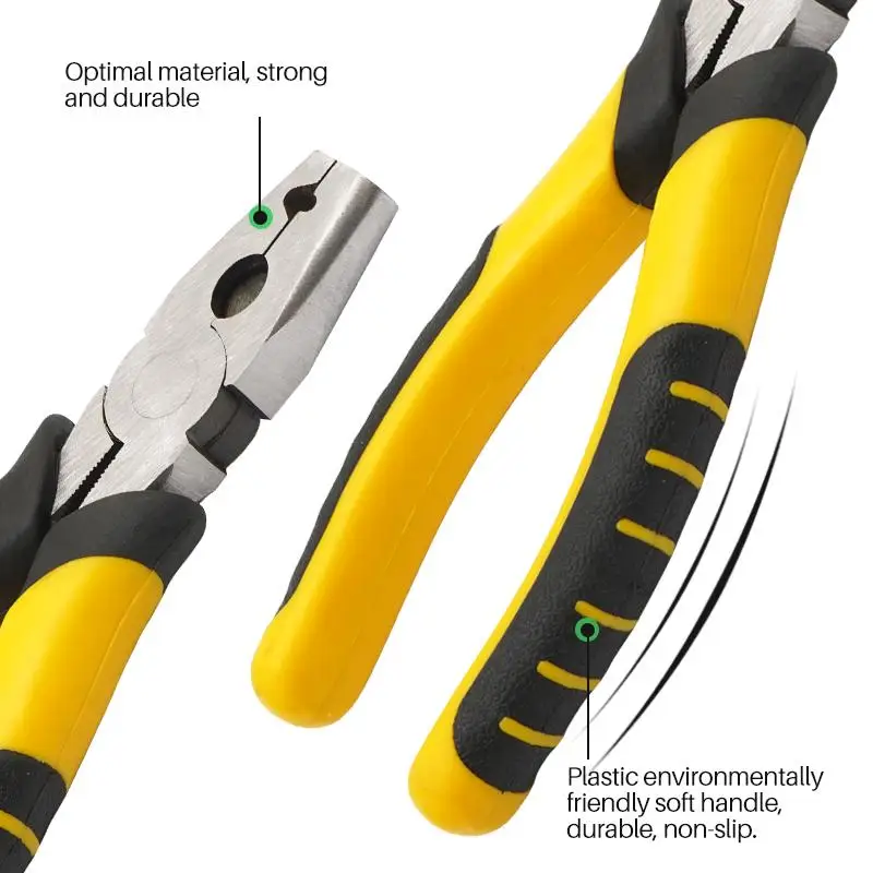 Abrazadera de reparación de instalación de jaula para mascotas, alicates para jaula de encuadernación para jaula de codorniz y pollo, alicates para abrazadera de conejo y pájaro con Clips de hebilla para jaula de clavos
