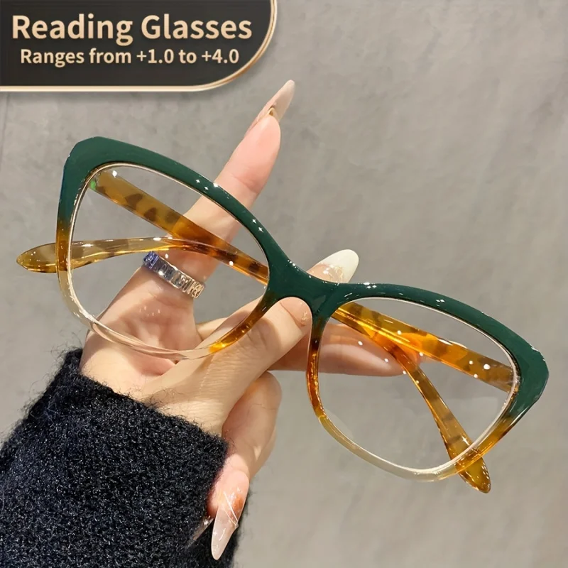 Gafas de Lectura Retro con Marco de PC Transparente para Hombre y Mujer, Aumento de +1.0 a +3.5, Accesorios para Computadora y Laptop