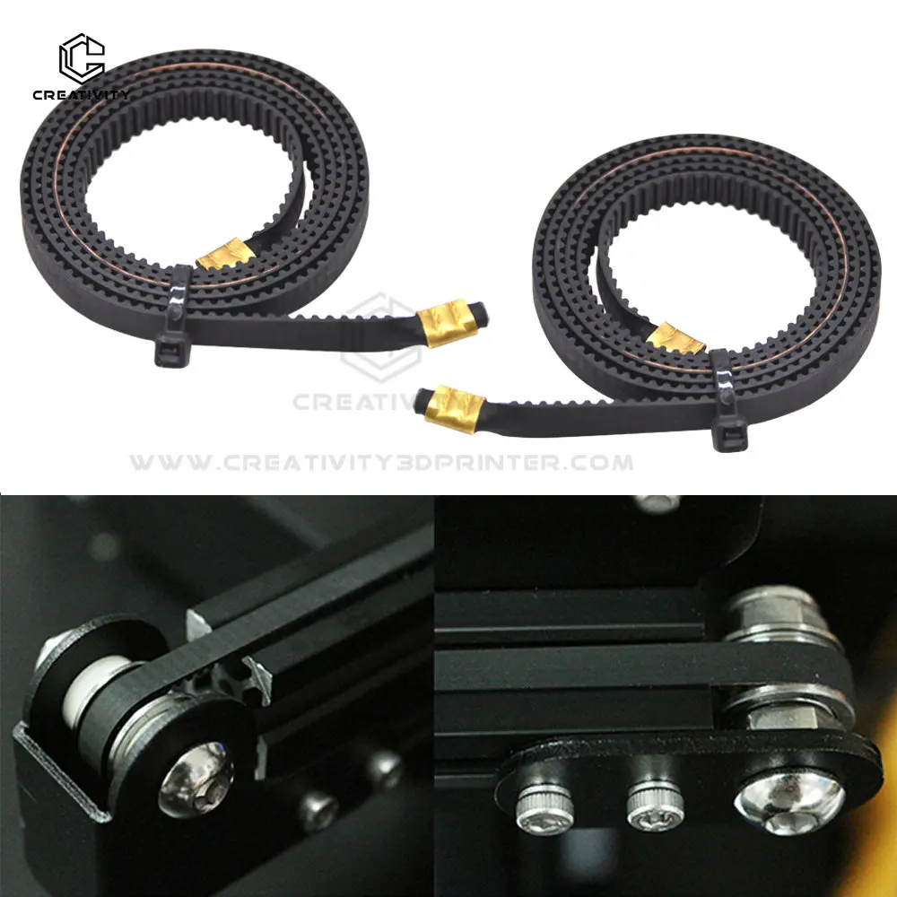Neptune 4,3 Pro eje X eje Y caucho síncrono GT2 ancho 6mm correa de distribución compatible con Neptune 4,3 Max Neptune 4 3 Plus correa de impresora 3D