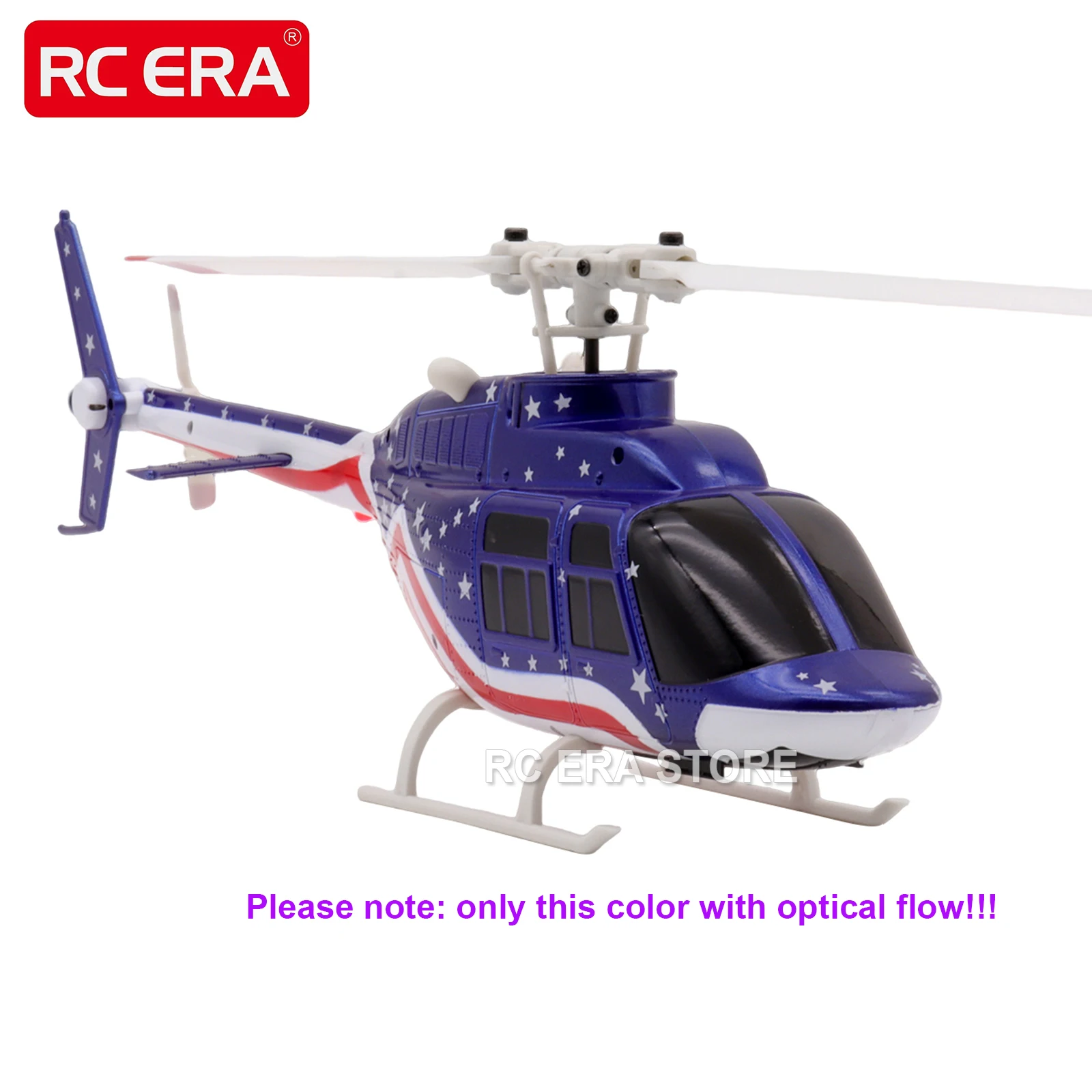 RC ERA A60 Mini Bell206 RC helicóptero 2,4G 6-Aixs giroscopio 4CH mantenimiento de altitud Control remoto avión juguetes para regalo de adultos