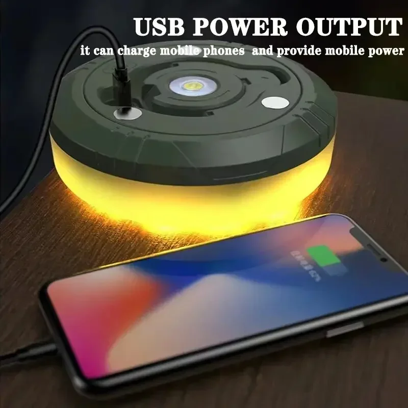 Lámpara LED de Camping de 10M de longitud, tira de atmósfera, cinturón de luz reciclable impermeable, lámpara de decoración de jardín al aire libre para tienda de campaña y habitación