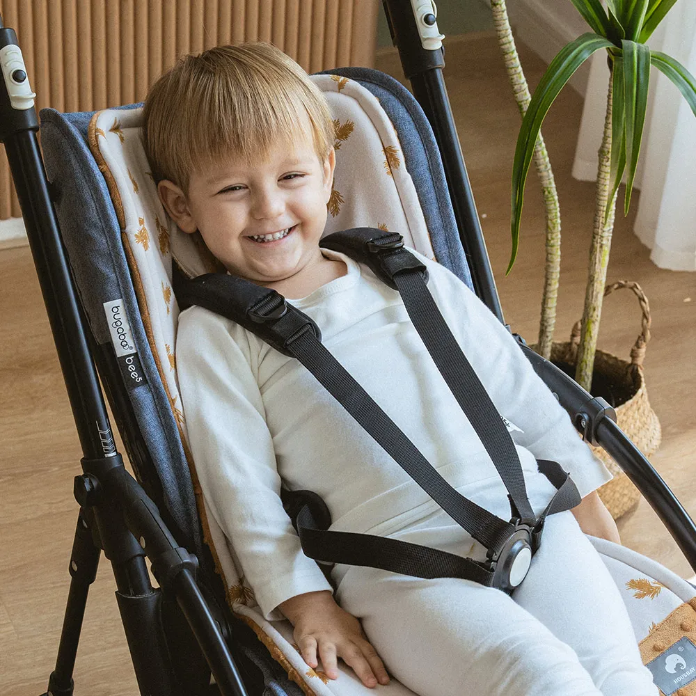 Cojín para cochecito, cochecito Universal transpirable para niños, asiento de carrito de coche, colchón, almohadilla suave para pañales, accesorios de cochecito de bebé de algodón