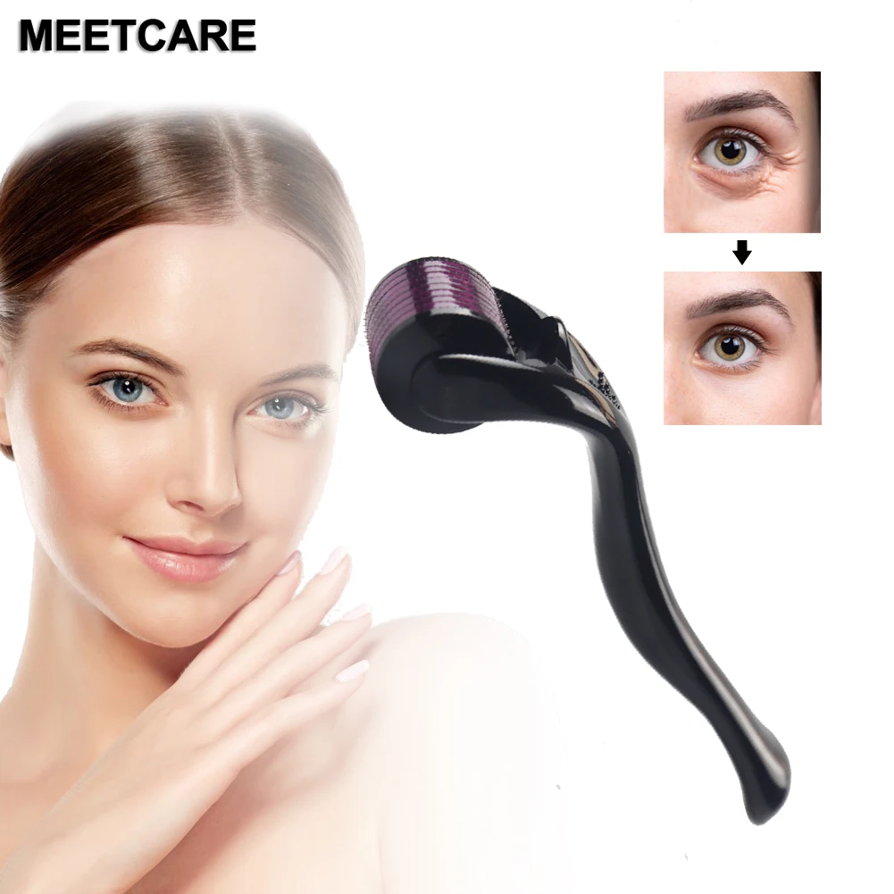 Rodillo Derma Roller de 540 Agujas para el Cuidado de la Piel, Rodillo de Microagujas, Punta de Repuesto, Reparación de la Piel, Herramienta de Belleza