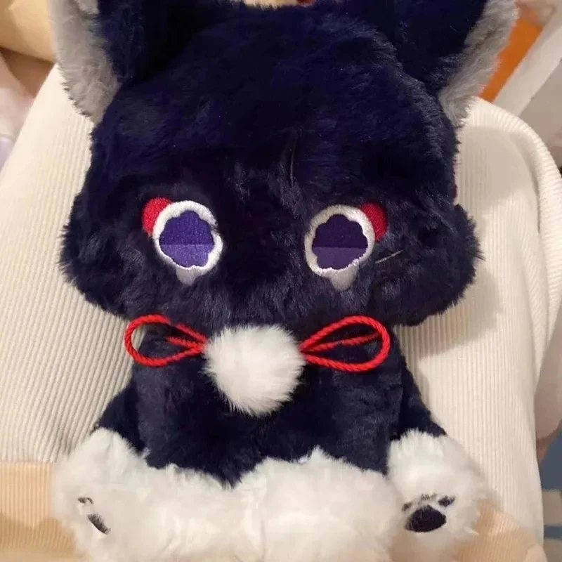23cm Anime Genshin Impact Scaramouche gato lindo muñeco de peluche Wanderer mascota Cosplay almohada de peluche juguete regalo de cumpleaños