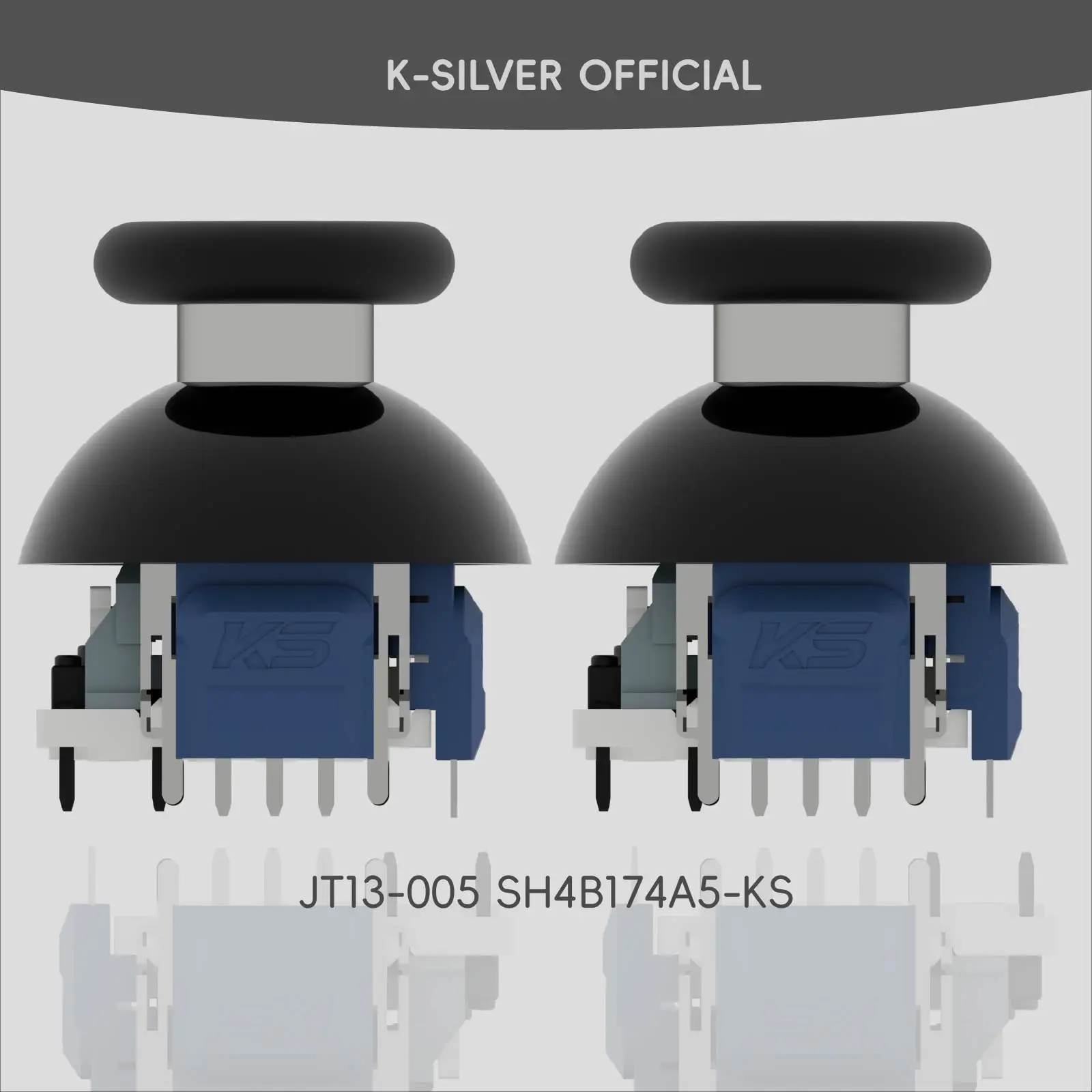 Para PS5 PS4 K-SILVER JT13-005 320 Joystick Magnético TMR con Tensión Ajustable 30-80gf Módulo de Reparación de Palanca Antideriva