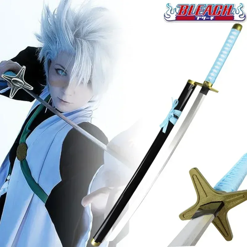 Espada Roronoa Zoro Katana, hoja Ninja de madera, lejía, tamaño Real, Anime japonés, espada samurái Katana, accesorio de Cosplay, decoración del hogar