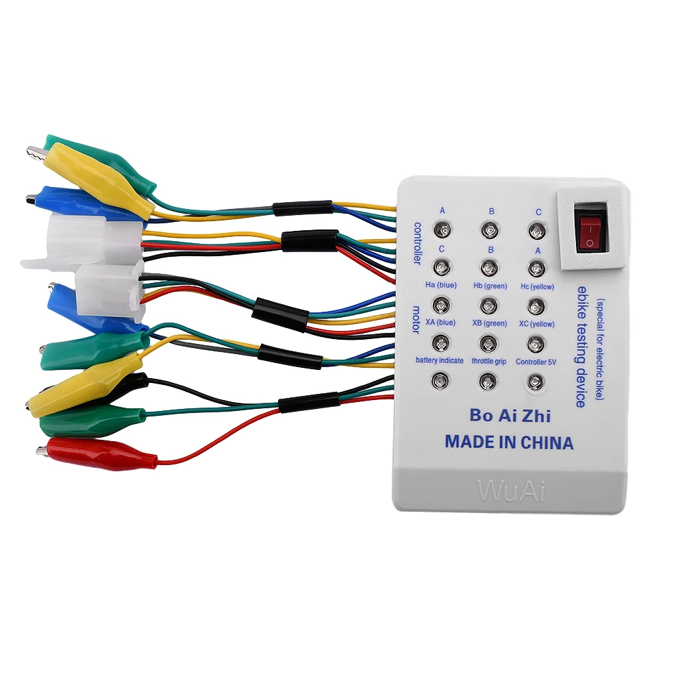 Controlador portátil duradero para motores sin escobillas de coches eléctricos y bicicletas eléctricas, compatible con 24, 36, 48, 60 y 72V, accesorio de repuesto para pruebas de vehículos eléctricos y scooters.