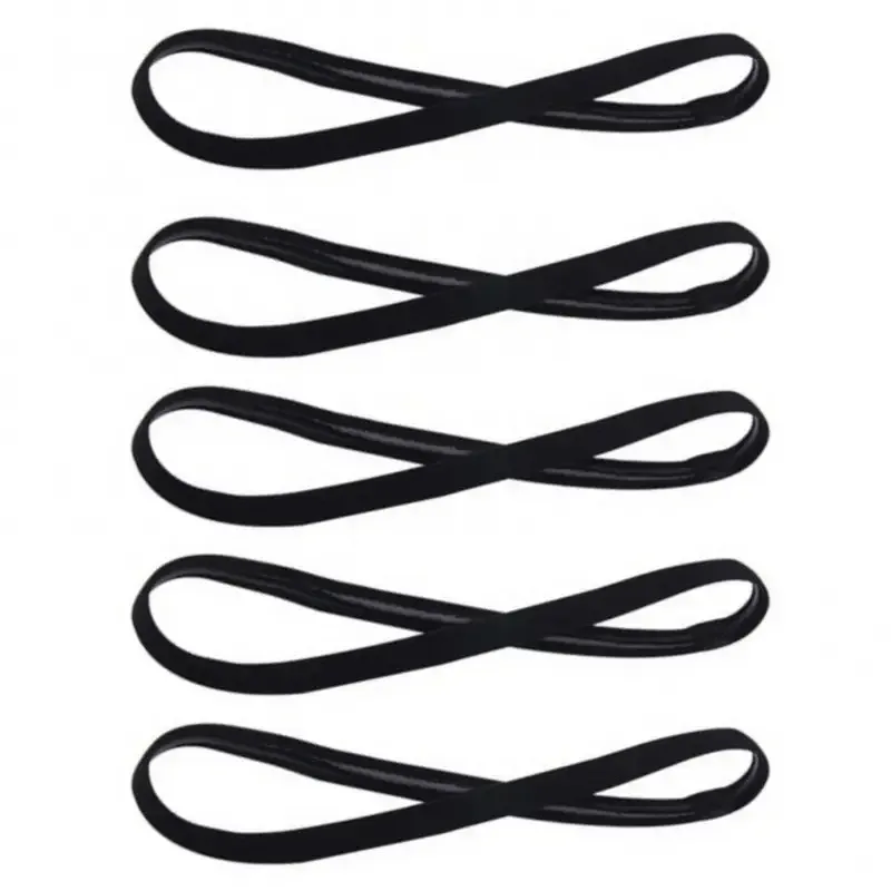 10/20 Piezas de Bandas para el Cabello de Yoga de Color Caramelo para Mujeres y Hombres, Diadema Deportiva para Niñas, Banda Elástica Antideslizante de Goma para el Sudor, para Fútbol y Correr