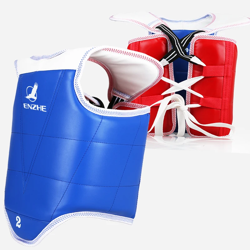 Conjunto de protectores de Taekwondo de alta calidad, 8 piezas, WTF, aprobado, espinilla, antebrazo, protector de pecho, casco de Karate, ingle, guante TKD, zapatos