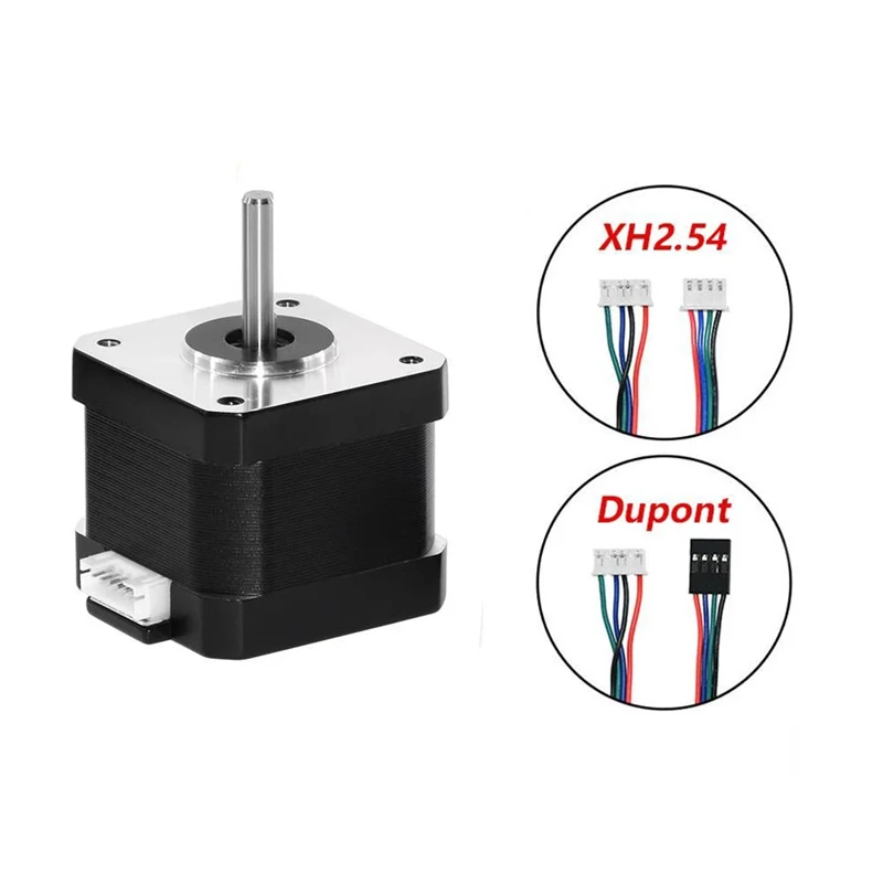 Motor paso a paso Nema17 17HS4023 17HS4401S 4Motor 2BGYH 4 conductores 1.0A 13N.cm para máquina de grabado láser CNC piezas de impresora 3D