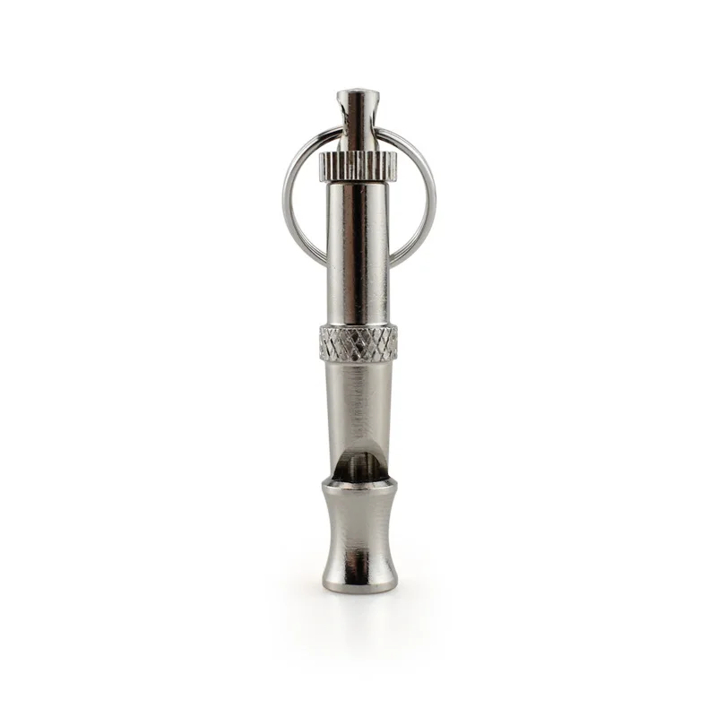 Silbato de acero inoxidable para perros, para detener los ladridos, control de ladridos, silbato disuasorio para entrenamiento de cachorros, silbato ajustable para entrenamiento.