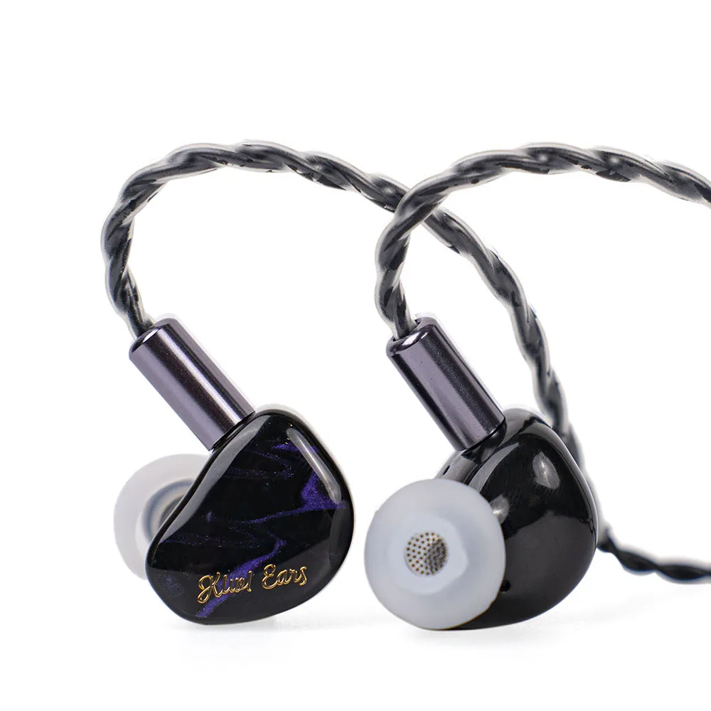 Linsoul Kiwi Ears Cadenza 10 mm Berilio Controlador dinámico IEM 3D impreso con enchufe intercambiable desmontable Cable IEM de 2 pines y 3,5 mm
