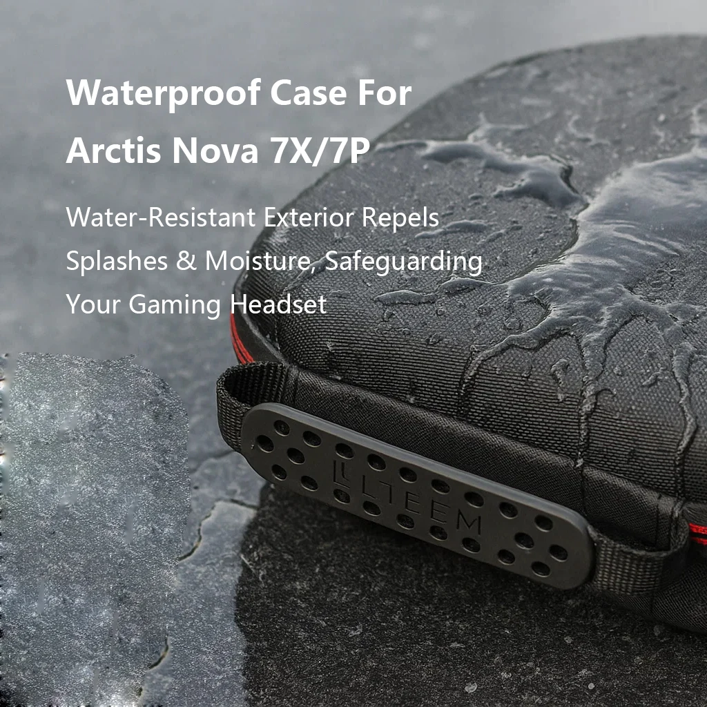LTGEM-funda para auriculares para Steelseries Arctis Nova 7X/7P, funda protectora para auriculares para videojuegos, bolsa de almacenamiento de transporte para viaje