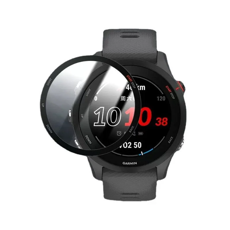 100 Uds Protector de pantalla suave curvado 3D para Garmin Forerunner 965 / Forerunner 265 265S película protectora de cubierta completa para reloj inteligente