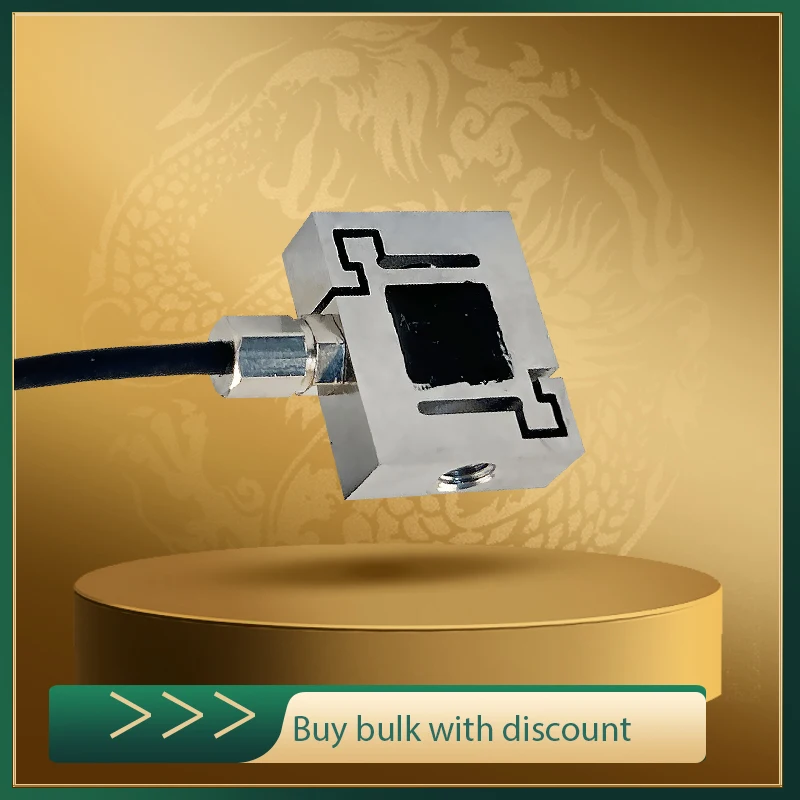 Sensor de Celda de Carga Tipo S, Capacidad de 5kg-50kg, Alta Repetibilidad 2.0±10% MV/V de Salida, ±0.1% de Histéresis, IP66, Amplio Rango de Temperatura