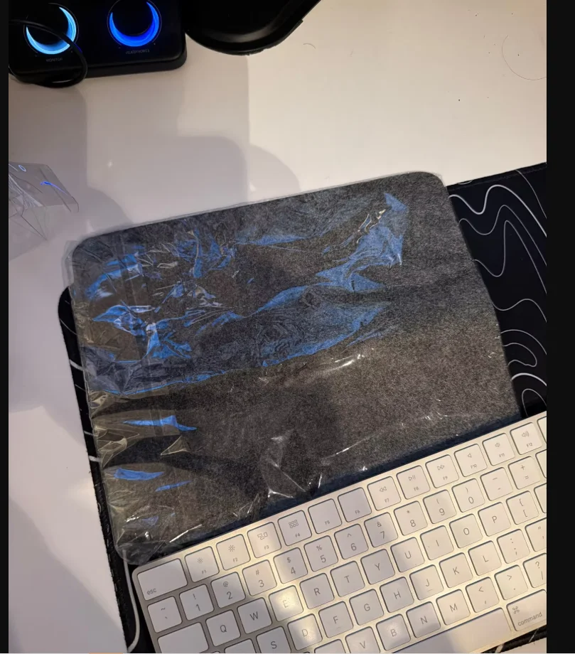 Alfombrilla de ratón de fieltro de lana para juegos, alfombrilla de escritura de gran tamaño para teclado, alfombrilla antideslizante para ratón, Protector de escritorio para ordenador de oficina y hogar