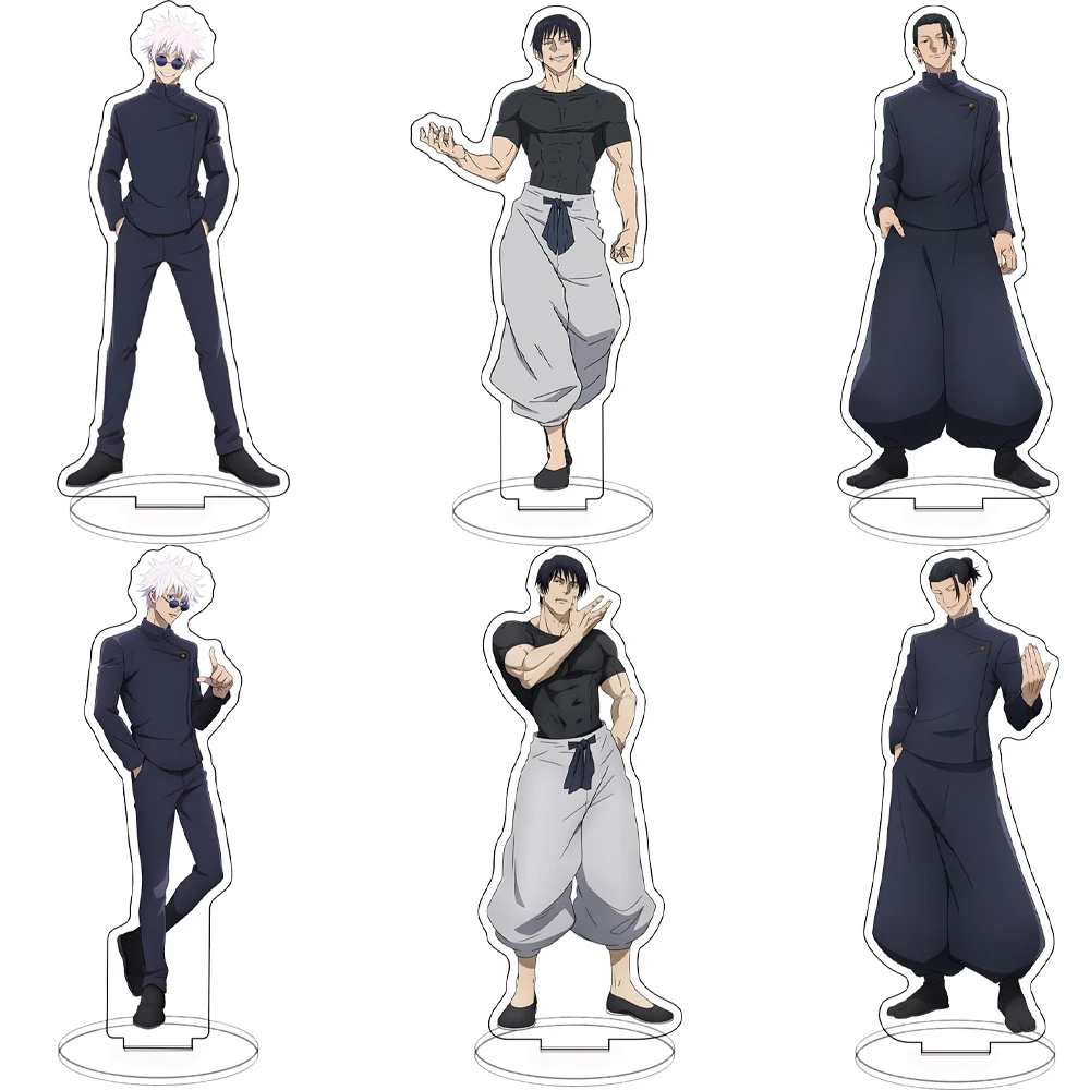 15cm Jujutsu Kaisen acrílico soporte medio Itadori Yuji Satoru Gojo figura adornos Homo regalos creativos para niños juguetes muñeca