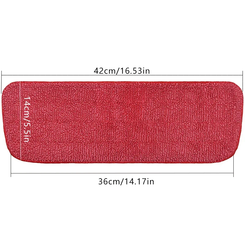 Paño de microfibra para mopa pulverizadora, cabezal de mopa reemplazable para uso en húmedo y seco, almohadilla de mopa lavable, paño de mopa trapezoidal para pulverizador.