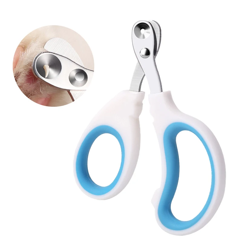 Cortauñas profesional para gatos y perros pequeños, cortador de garras para cachorros de acero inoxidable, cortaúñas para el cuidado de uñas de mascotas