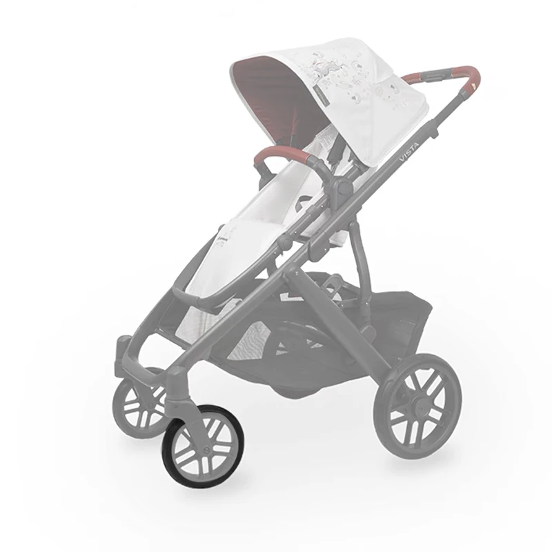 Llanta de rueda Uppababy Vista V1, también para Vista V2 Front One PU, cubierta de neumático exterior para cochecito sin cámara, accesorios compatibles con Buggy
