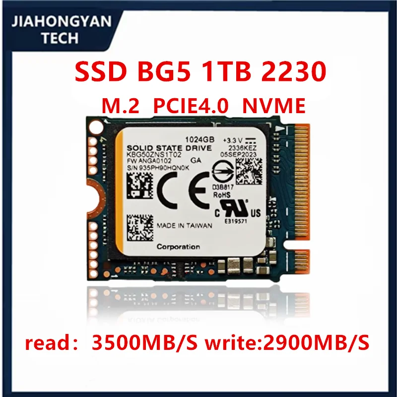 Unidad de Estado Sólido Original para Toshiba Kioxia SSD BG5 1T M.2 2230 2280 2242 NVMe PCIE4.0 BG4 128G de Alta Velocidad para Computadora de Escritorio y Portátil