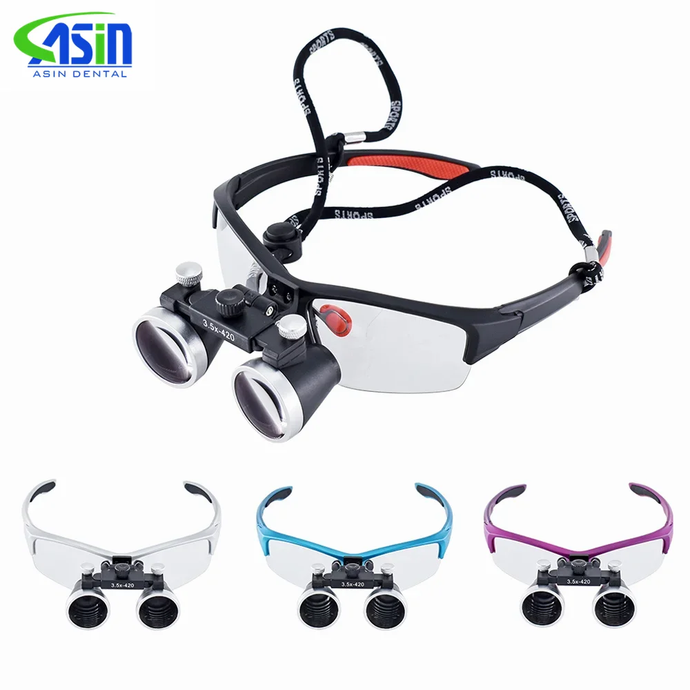 Lupa Dental Binocular de aumento de 3.5X/2.5X, lupa quirúrgica para cirugía, lupas para operación médica