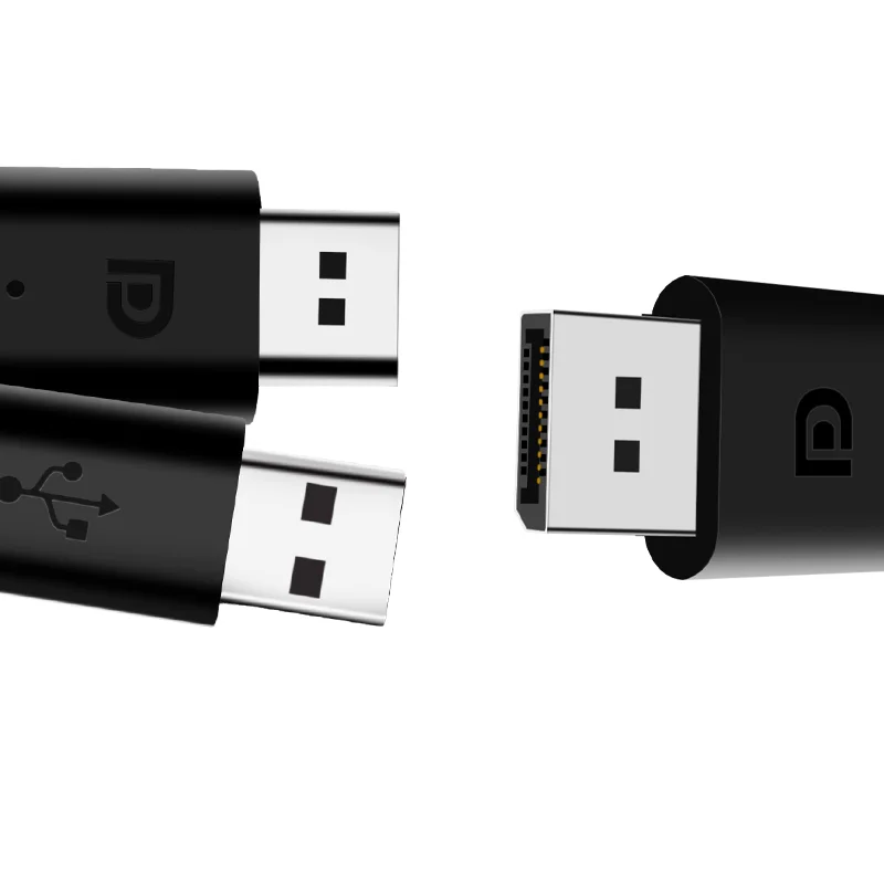 Cable de Fibra Óptica Pimax 6M y Cable de Luz Pimax Crystal - 5m/DP&USB 2 en 1/Requiere Adaptador de Corriente