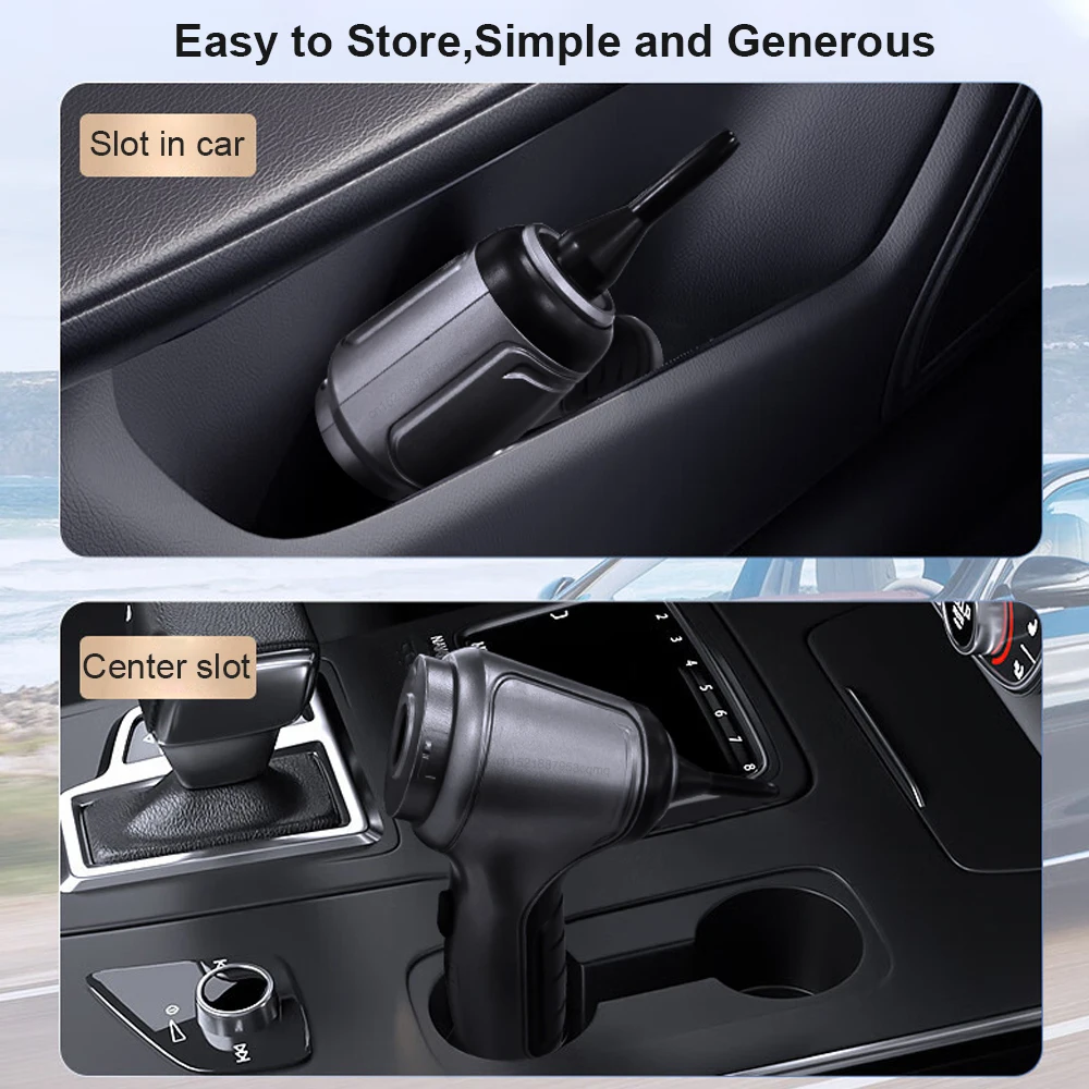 Aspirador portátil para coche, aspirador de mano inalámbrico de 95000PA, potente Mini aspirador inalámbrico para el hogar y el coche