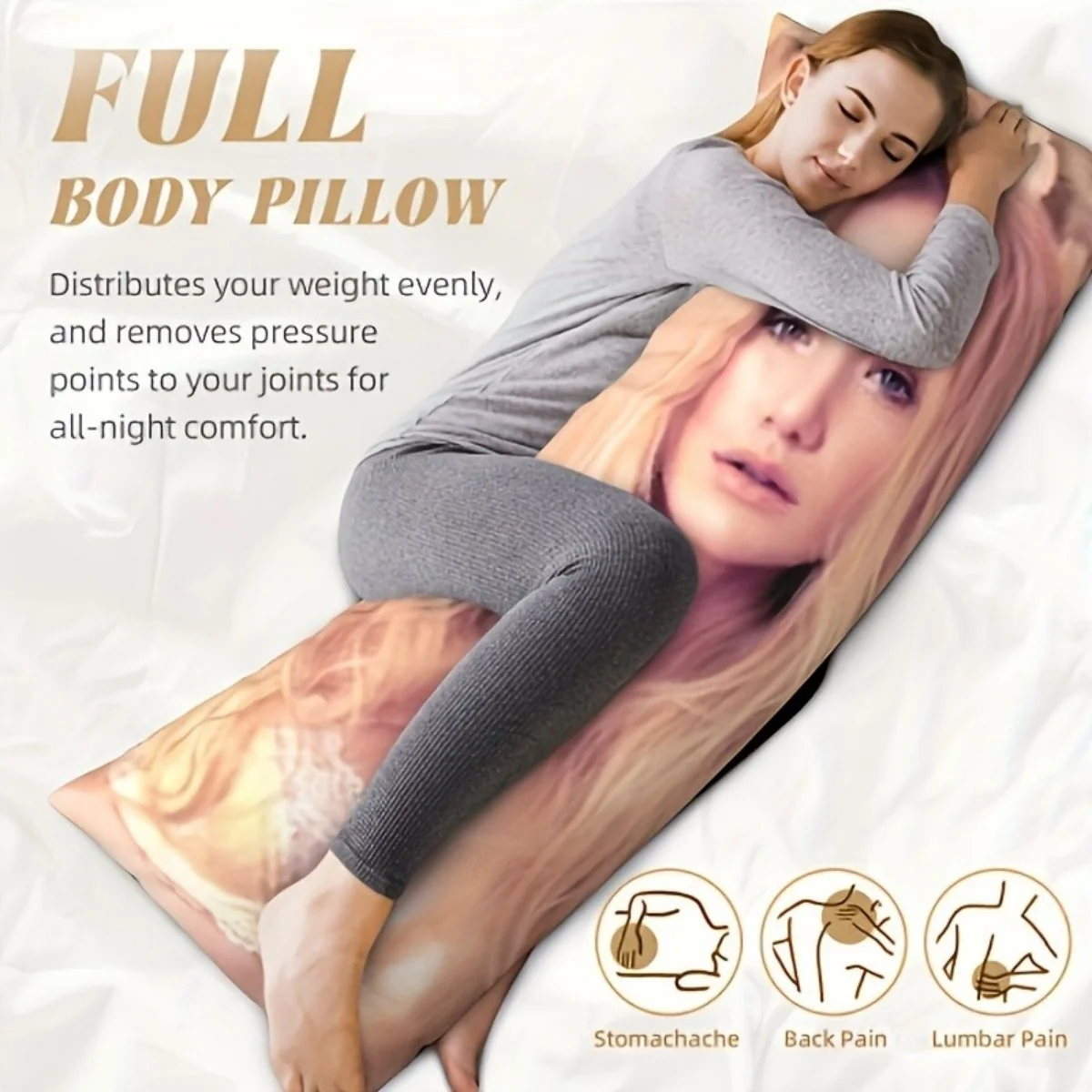 Funda de Almohada Rectangular Personalizada con Foto; una Almohada con Foto de Vacaciones, el Regalo Perfecto para Familiares y Amigos