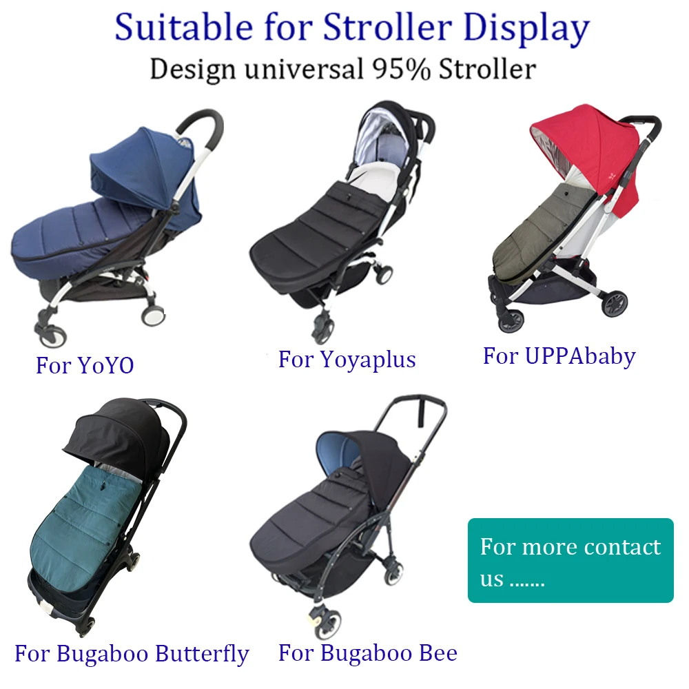 Universaln Sillero para Cochecito Compatible con todos los Cochecitos YOYO y Cochecitos Bugaboo: Resistente al Viento, Impermeable y Térmico Cálido