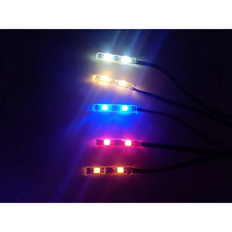 Barra de Luces LED para Modelos de Autos a Escala 1/10, Barra de Luces Intermitentes para Auto Traxxas TRX4, Auto de Escalada 1/14, Auto de Derrape, Camioneta RC Tamiya, para Scania 770S