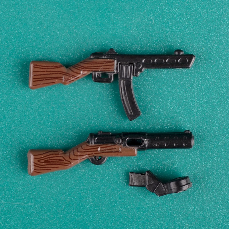 Bloques de Construcción de Madera de Armas Militares de la Segunda Guerra Mundial, Figuras de Soldados, Armas Soviéticas PPSH 98K SMLE IV Mosin G43, Juguetes de Ladrillos, Regalo para Niños