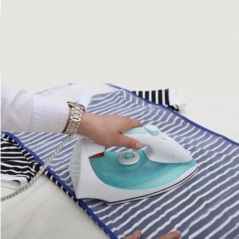 Almohadilla protectora de tela para planchar, malla protectora para tabla de planchar, aislamiento contra manchas aleatorias, funda para tabla de planchar