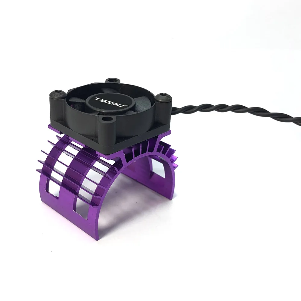 YSIDO RC Car 540 550 3650 3660 3665 cubierta de Motor eléctrico sin escobillas disipador de calor ventilador de refrigeración para Wltoys 124017 124016   Piezas