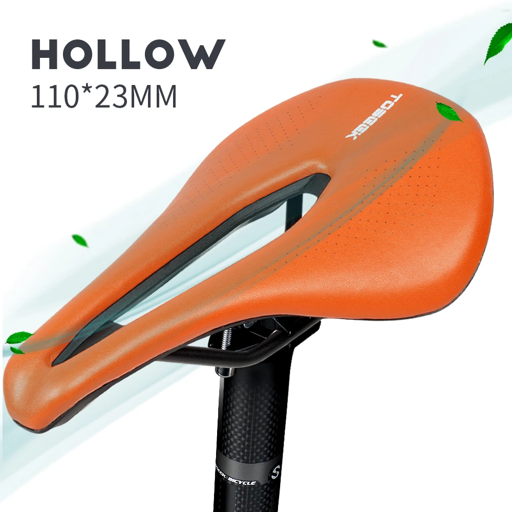 TOSEEK EVA ultraligero transpirable cómodo asiento cojín bicicleta sillín de carreras asiento de bicicleta MTB bicicleta de carretera piezas de sillín componentes