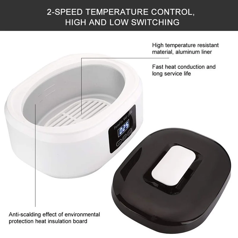 Calentador de cera de parafina para manos y pies, máquina de baño, Kit hidratante, encerado de manos, Spa, cuidado de la piel suave
