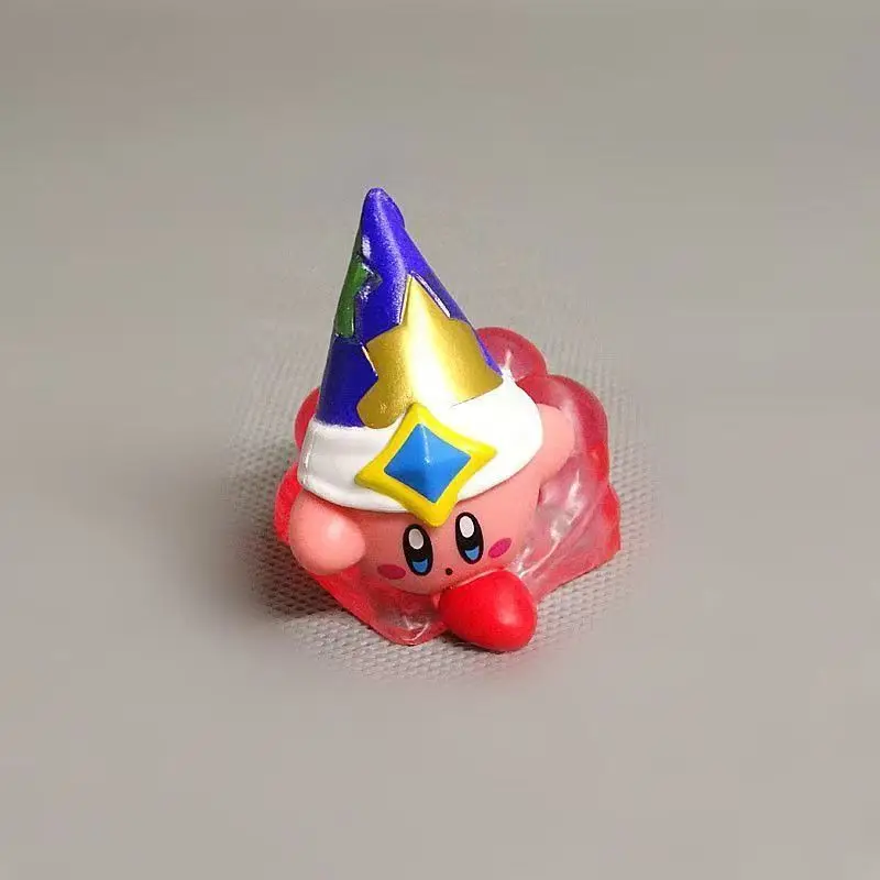 Juego Kirby mago serie figura lindos personajes de dibujos animados adornos de escritorio estatuilla colección de modelos de PVC regalo de cumpleaños para fanáticos
