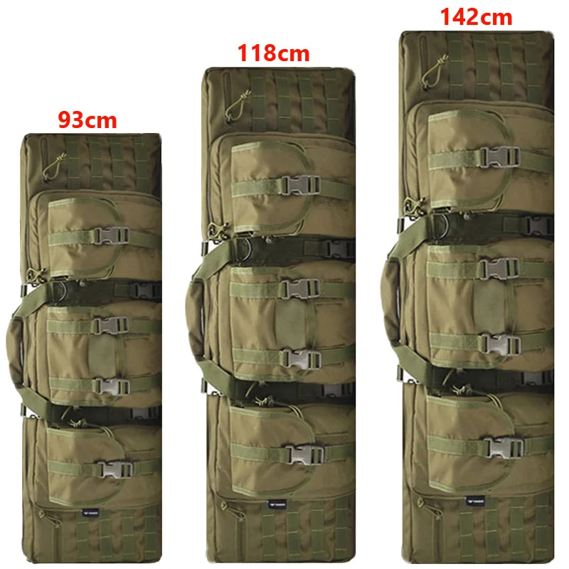 Bolsa Táctica de 93 cm, 108 cm, 118 cm, 142 cm, Accesorios de Caza, Mochila de Tiro, Bolsa para Pistola de Airsoft, Bolsa de Nailon para Pesca al Aire Libre