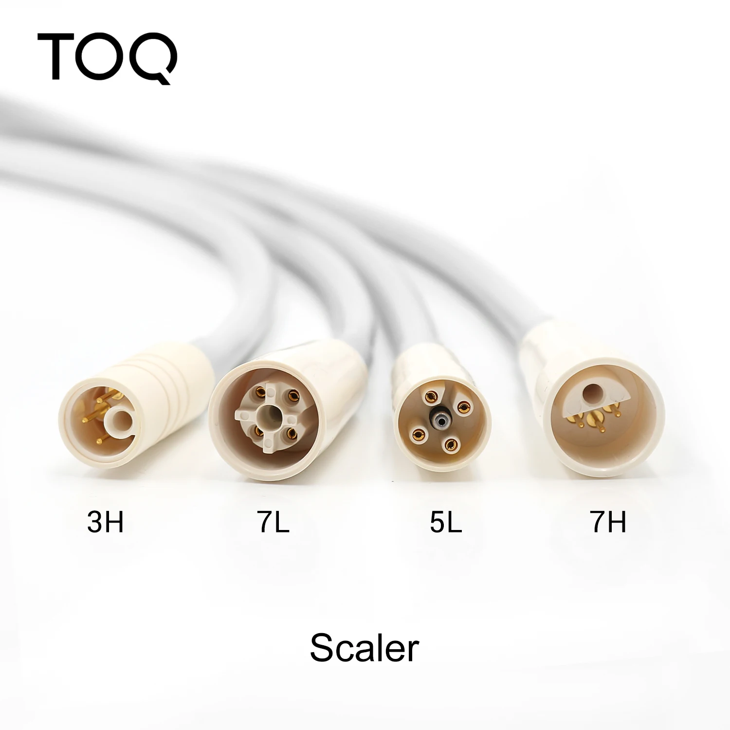 Escalador Dental, tubo de Cable desmontable, escalador ultrasónico, manguera, enchufable, 4 tipos, 1 ud.