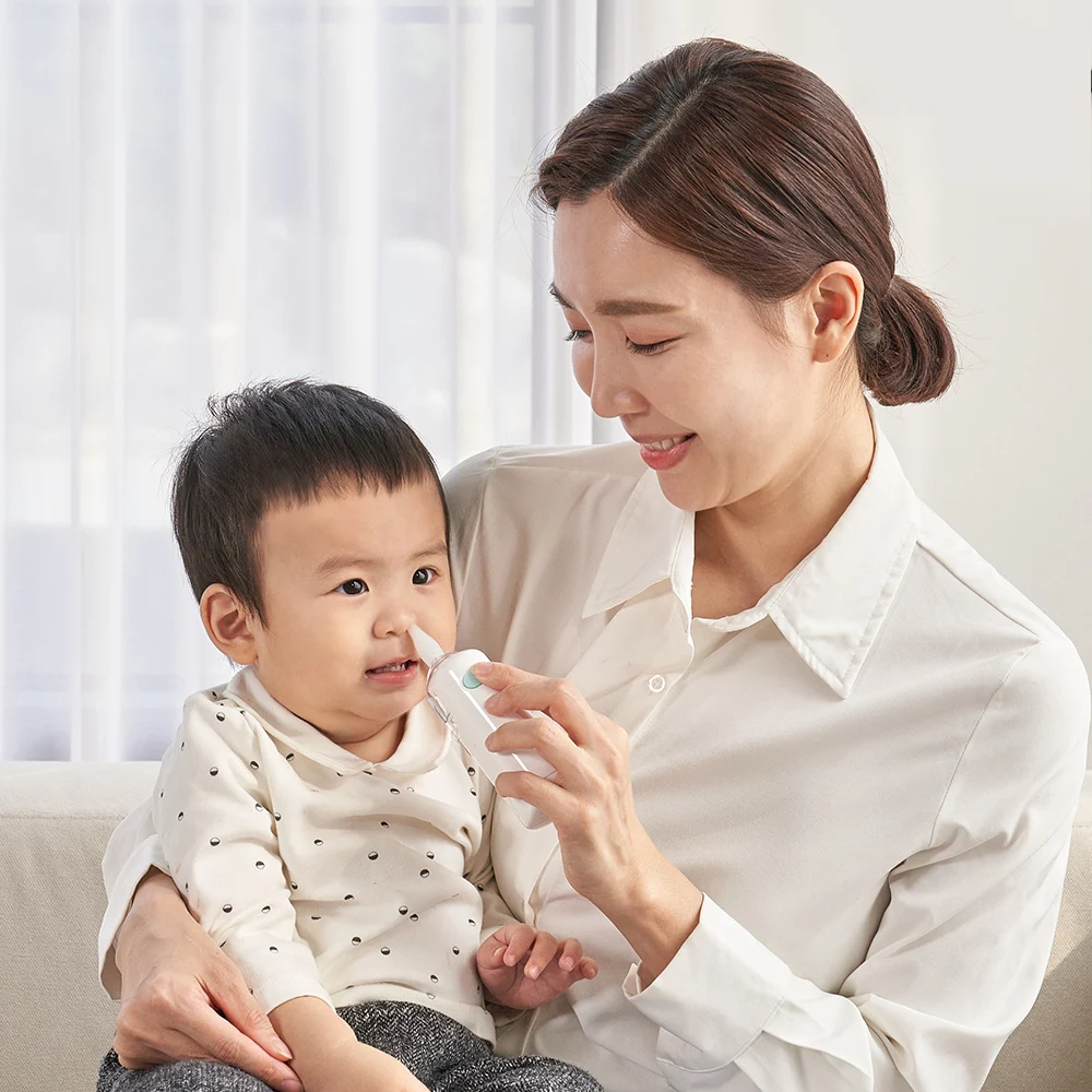 [HuBDIC] Aspirador Nasal Mini Crinnose Hecho en Corea, Limpiador Nasal para Bebés Recién Nacidos y Niños, HNA-130