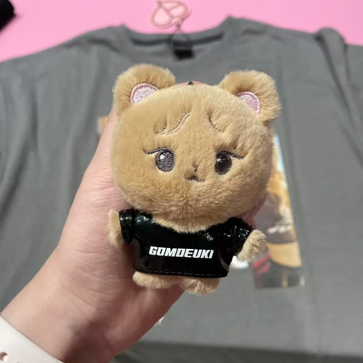 Llavero de peluche de ídolo Kpop, bonito colgante de dibujos animados Kawaii para mochila, regalo para fans, accesorios de cumpleaños para mujeres y niñas